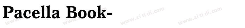 Pacella Book字体转换